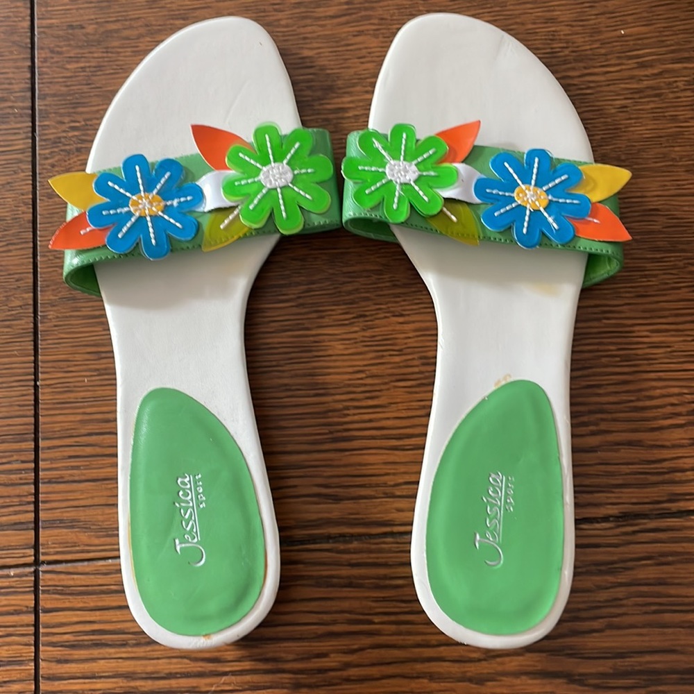 Jessica Sport Sandal - Vintage  Flowers Never Worn 9M